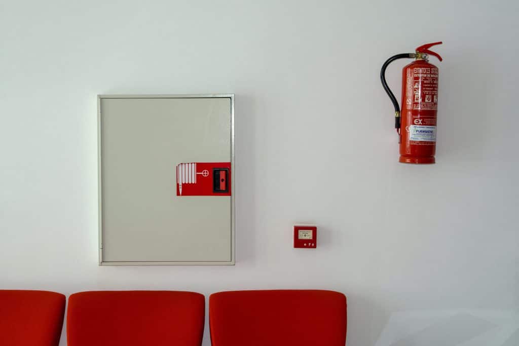 Fire Safety Equipment on Wall