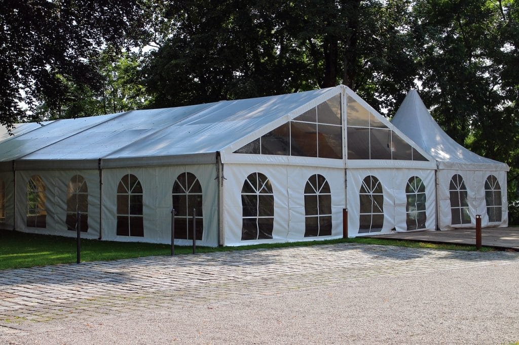 Marquee, event tent